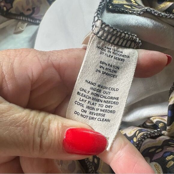 Soft Surroundings Multicolor Floral Pants - Picture 8 of 11